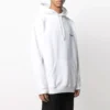 Hanorac casual cu glugă Balenciaga pentru bărbați, din bumbac pur, alb 570811TJV859040
