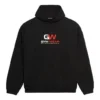 Hanorac clasic pentru bărbați Balenciaga cu imprimeu alfabet, croi larg, negru 620973TIVD41000