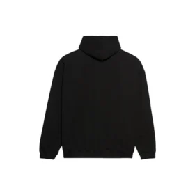 Hanorac clasic pentru bărbați Balenciaga cu imprimeu alfabet, croi larg, negru 620973TIVD41000