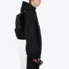 Hanorac clasic pentru bărbați Balenciaga cu imprimeu alfabet, croi larg, negru 620973TIVD41000