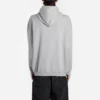 Hanorac cu glugă pentru bărbați Balenciaga cu imprimeu logo, gri 570811THV781300