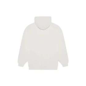 Hanorac cu glugă pentru bărbați Balenciaga FW21 cu imprimeu cu litere ale logo-ului, mâneci lungi, alb cremos 570811TIV552970