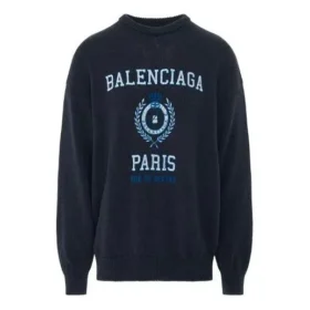 Hanorac cu guler rotund College Crest „Navy” 696226T32394640