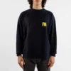Hanorac cu guler rotund FBI „Bleu marine/Galben” 676629TLVH14265