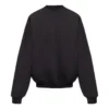 Hanorac cu guler rotund și etichetă de întreținere „Black” 724511TNVL61070