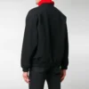 Hanorac cu guler rotund și imprimeu mic al logo-ului în contrast „Negru Alb” 556147TYK271000