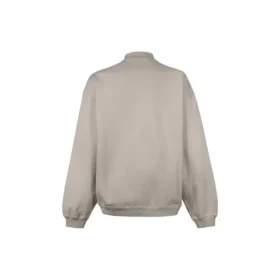 Hanorac cu guler rotund și logo brodat „Beige” 656999-TKV74-2966