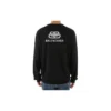 Hanorac cu imprimeu pe spate „Black White” 583117T14394170