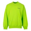 Hanorac cu logo contrastant „Lime” 671125TKVB57072