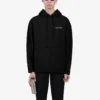 Hanorac cu mâneci lungi pentru bărbați Balenciaga FW21 cu imprimeu logo, negru 600583TIV841070