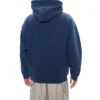 Hanorac pentru bărbați Balenciaga, cu căptușeală din fleece, croi larg, cu glugă și mâneci lungi, albastru 570811TJV854866