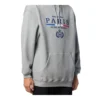 Hanorac pentru bărbați Balenciaga cu logo pe piept, gri, 570811TGV681300