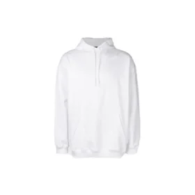 Hanorac pentru bărbați Balenciaga cu logo pe spate, alb, 556143TAV379000