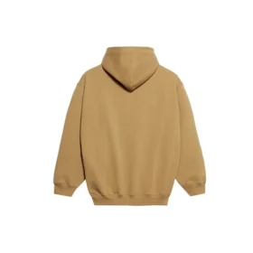 Hanorac pentru bărbați Balenciaga Paris cu imprimeu de lauri, din fleece, kaki 570811TIV259605 Hanorac pentru bărbați Balenciaga Paris cu imprimeu de lauri, din fleece, kaki 570811TIV259605