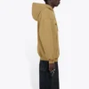 Hanorac pentru bărbați Balenciaga Paris cu imprimeu de lauri, din fleece, kaki 570811TIV259605