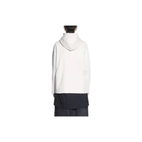Hanorac pentru bărbați Balenciaga x RuPaul Crossover FW21 cu imprimeu alfabetic, alb cremos 670946TLV569057