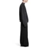 Hanorac rotund cu decupaje, oversized „Black Faded” 762718TPVD91055