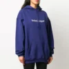 Hanorac sport casual cu logo alfabetic, albastru marin 578135TIV551195