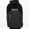Hanorac sport cu glugă și etichetă Cola „Black” 621069T31754088