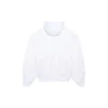 Hanorac sport cu glugă, imprimat, unisex, alb 641679TJVI69040