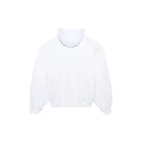Hanorac sport cu glugă, imprimat, unisex, alb 641679TJVI69040