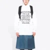 Hanorac sport cu glugă, imprimat, unisex, alb 641679TJVI69040