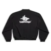 Hanorac sport rotund cu straturi „Black White” 767860TPVF31070