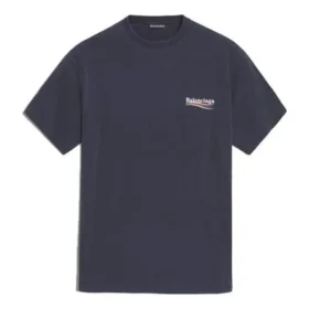 Hanorac unisex cu mânecă scurtă și imprimeu logo, albastru marin 556150TAV444128 Hanorac unisex cu mânecă scurtă și imprimeu logo, albastru marin 556150TAV444128
