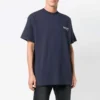 Hanorac unisex cu mânecă scurtă și imprimeu logo, albastru marin 556150TAV444128