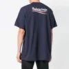 Hanorac unisex cu mânecă scurtă și imprimeu logo, albastru marin 556150TAV444128