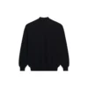 Hanorac unisex FW21 cu guler rotund și imprimeu gratuit, negru 652981TKVD41070