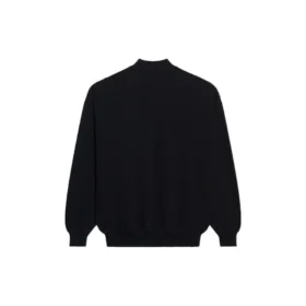 Hanorac unisex FW21 cu guler rotund și imprimeu gratuit, negru 652981TKVD41070