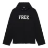 Hanorac unisex FW21 cu inscripție gratuită, negru 661711TKVD41070