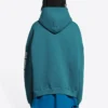 Hanorace Balenciaga cu croială largă „Indigo” 674986TLVJ24480