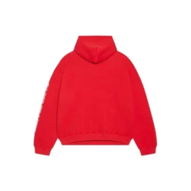 Hanorace Balenciaga cu croială largă „Roșu” 674986TLVJ26441