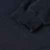 Hanorace Balenciaga cu glugă, cu desen realizat manual, croială medie „Negru” 600583TOVO61070