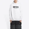 Hanorace Balenciaga x FORTNITE, croială medie, „Alb” 600583TLVO49040