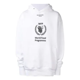 Hanorace Balenciaga x World Food Programme „Alb Negru” 541870TCV343307