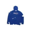 Hanorace „Blue” cu imprimeu de Political Campaign distrus 662718T32124691
