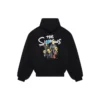 Hanorace bomber căptușit Balenciaga x The Simpsons „Black” 657115TLVG71000