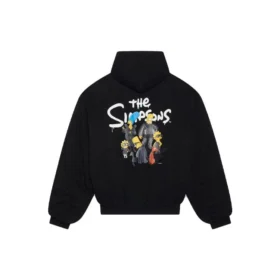 Hanorace bomber căptușit Balenciaga x The Simpsons „Black” 657115TLVG71000