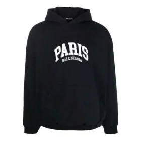 Hanorace Cities Paris cu croială largă „Negru Alb” 674986TLVL81070