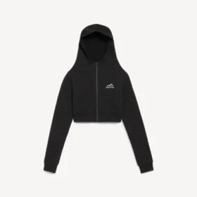 Hanorace cocoon pentru femei, negru