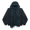 Hanorace cu eșarfe și fermoar integral Unity Sports Icon Oversized „Dark Blue” 794747TQVM24021