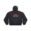 Hanorace cu glugă 3B Sports Icon Oversized „Negru Roșu Alb” 739024TPVD81470