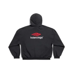 Hanorace cu glugă 3B Sports Icon Oversized „Negru Roșu Alb” 739024TPVD81470