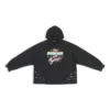 Hanorace cu glugă 90/10, croială largă „Washed Black” 674986TMVH41055