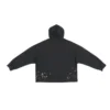 Hanorace cu glugă 90/10, croială largă „Washed Black” 674986TMVH41055