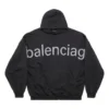 Hanorace cu glugă Bal.Com „Black” 739024TOVN98151