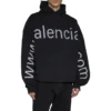 Hanorace cu glugă Bal.Com „Black” 739024TOVN98151